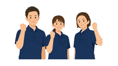 いつでもインストラクターがいる